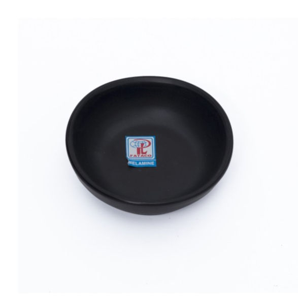 Chén chấm tròn nhựa melamine Đen Nhám (CC60N)