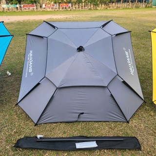 Ô dù câu cá HAIXIANG 2 tầng, Ô hình bát giác chống tia UV cao cấp