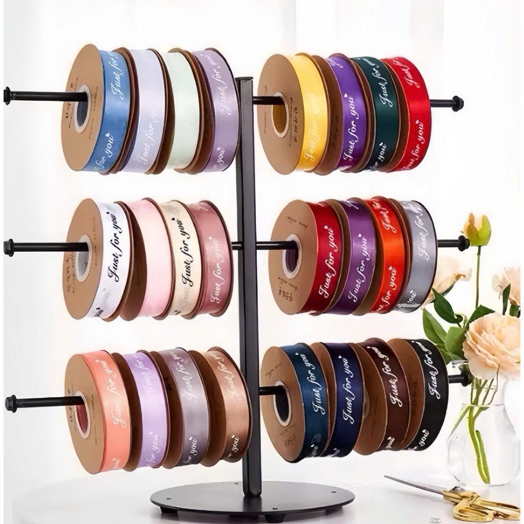 Ruy Băng in chữ thương hiệu bản 1cm-2,5cm dài 50m, trang trí bó hoa, giỏ quả, hộp quà - HAFA SHOP