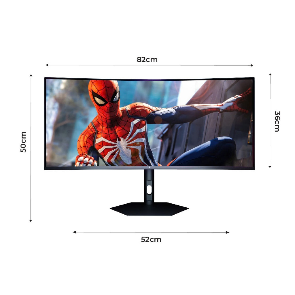 Màn Hình Cong 34 Inch WQHD IPS Black AFD 344N – 120Hz, HDR400, Freesync, Bảo Hành 2 Năm | BigBuy360 - bigbuy360.vn