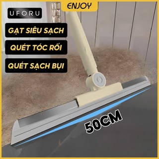  Cây gạt nước sàn nhà UFORU đầu gạt 50cm silicon dày gạt siêu sạch đầu gạt xoay 180 độ - EJ613 