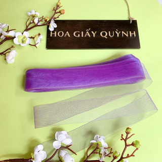Ruy băng LƯỚI 4cm dài 22m