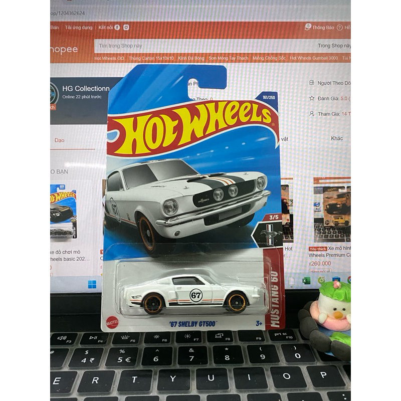 xe đồ chơi mô hình hotwheels basic 2025 case G+H: 67 Shelby GT500
