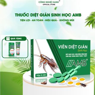 Thuốc diệt gián sinh học AMB, Viện Hàn lâm khoa học Việt Nam, diệt tận gốc tất cả các loại gián, hiệu quả, an toàn.