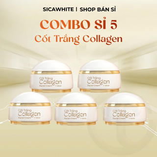 [BÁN SỈ] Combo Sỉ 5 Kem Cốt Trắng Collagen Sica White - SICA WHITE STORE