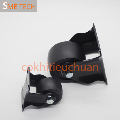 Bánh xe Cố định tải trọng trung bình 150-250KG D50 D75  (Kích thước D50-D75)