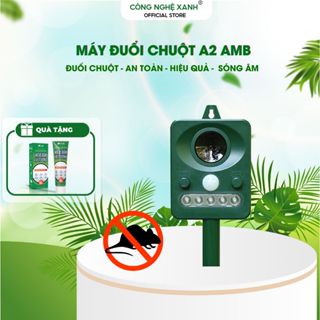 Máy đuổi chuột a2 AMB kèm 2 túi chống chuột khoang máy ô tô hiệu quả, máy robo đuổi chuột, đuổi động vật