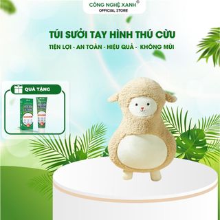  Túi sưởi chườm nóng tay chân hình thú lông mịn EASY sạc tự ngắt chống cháy an toàn giữ ấm giữ nhiệt  mùa đông 