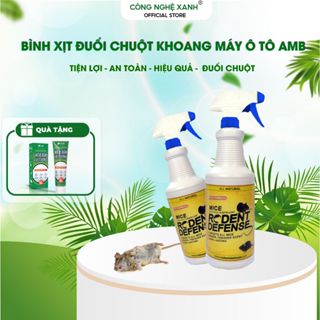 Bình xịt đuổi chuột chính hãng AMB Rodent Defense, chai xịt chống chuột nhập khẩu, xịt đuổi chuột xe hơi hiệp quả