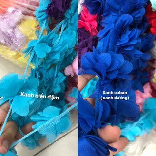 hoa dây chifon(dây 13bông)25k/1dây
