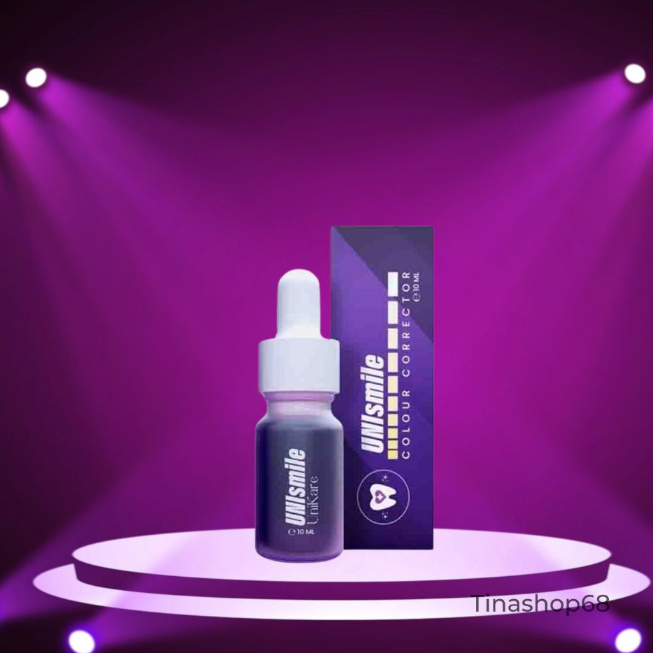 Trắng răng Unismile Serum trắng răng tẩy mảng bám cao ố vàng thơm miệng trắng răng cam kết an toàn h