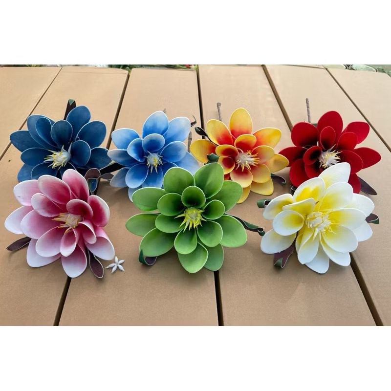 ĐẦU HOA MỘC LAN XOẮN XỐP 20CM – TRANG TRÍ GIỎ QUÀ, DECOR SIÊU XINH