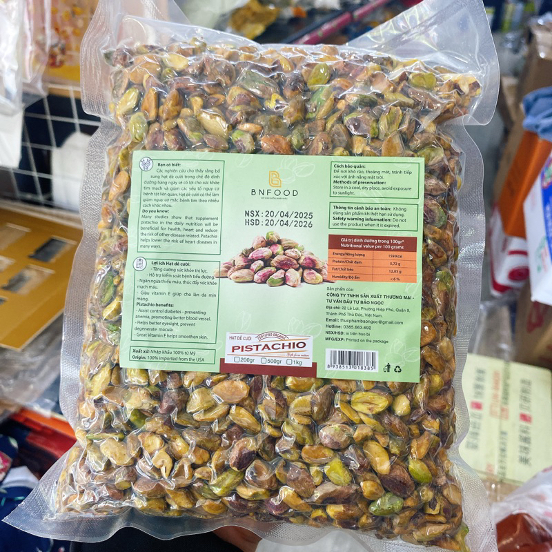 Nhân Hạt Dẻ Tách Vỏ làm bánh(Hạt Sống)