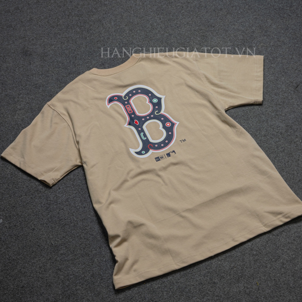 [CHÍNH HÃNG] Áo thun New Era Nâu Logo Chữ B, Áo phông thời trang basic