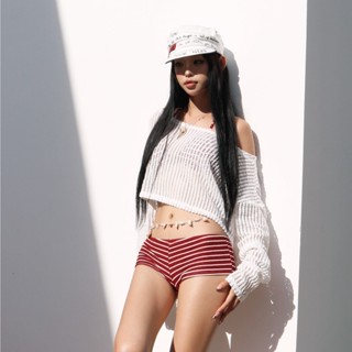 Áo Lưới TWENTI Form Croptop Mùa Hè Đi Biển