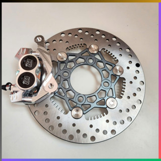  Combo : Heo 81 4pis Racing + Pad CNC + Đĩa 4 Lỗ size 220mm >> Gắn Sirius Vairo Wave Dream Ex135 