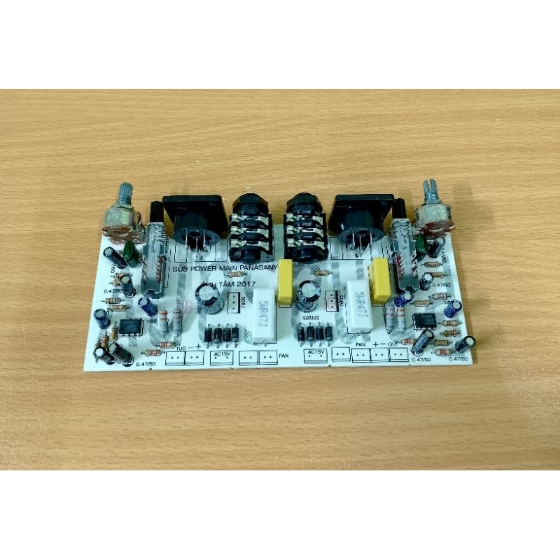 Mạch cắt tín hiệu loa sub 2 kênh
