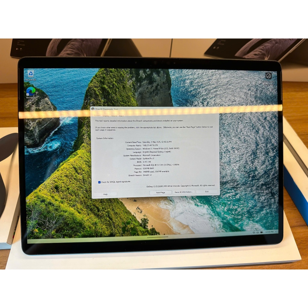 Microsoft Surface Pro X SQ1 | Ram 8GB | SSD 256GB | Màn 13” Cảm Ứng  3K Touch | Tablet Laptop Siêu Mỏng | 93–97% Đẹp | BigBuy360 - bigbuy360.vn