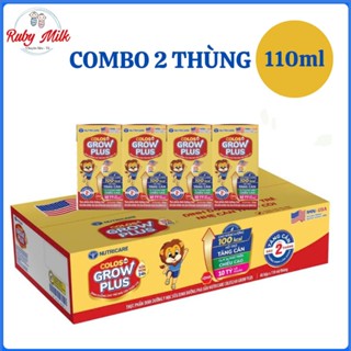 Combo 2 Thùng Sữa Pha Sẵn Nutricare Colos 24h Grow Plus phát triển toàn diện 110ml (48 hộp/Thùng)