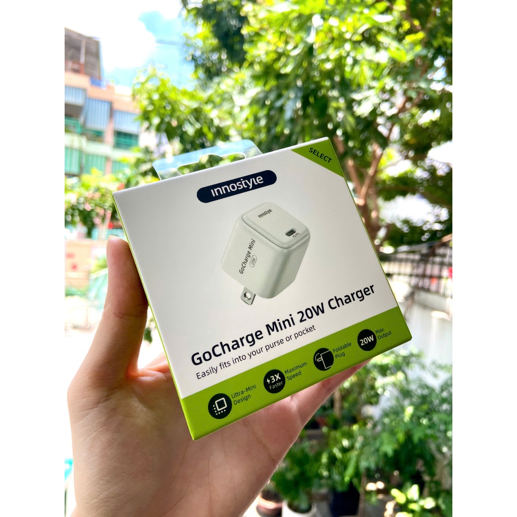 Củ sạc nhanh 20W siêu nhỏ Innostyle GoCharge Mini công nghệ mới, sạc an toàn, bảo hành 12 tháng | BigBuy360 - bigbuy360.vn