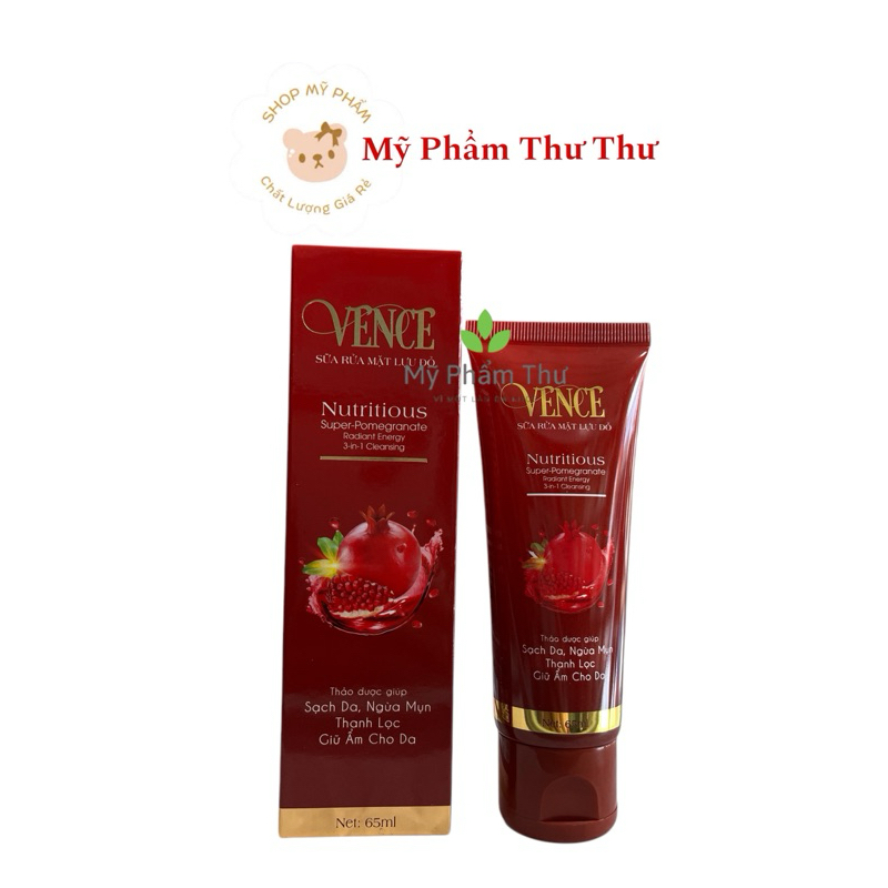 Sữa Rửa Mặt Vence Giúp Sáng Da Ngừa Mụn Giữ Ẩm
