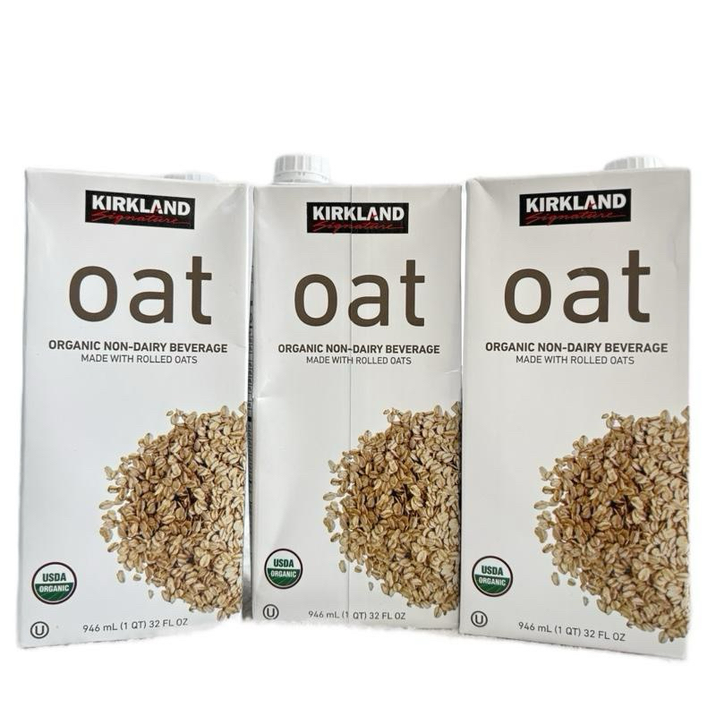Sữa yến mạch Kirkland Signature Mỹ ,sữa thực vật làm từ yến mạch cán dẹt không lactose, không hạt, t