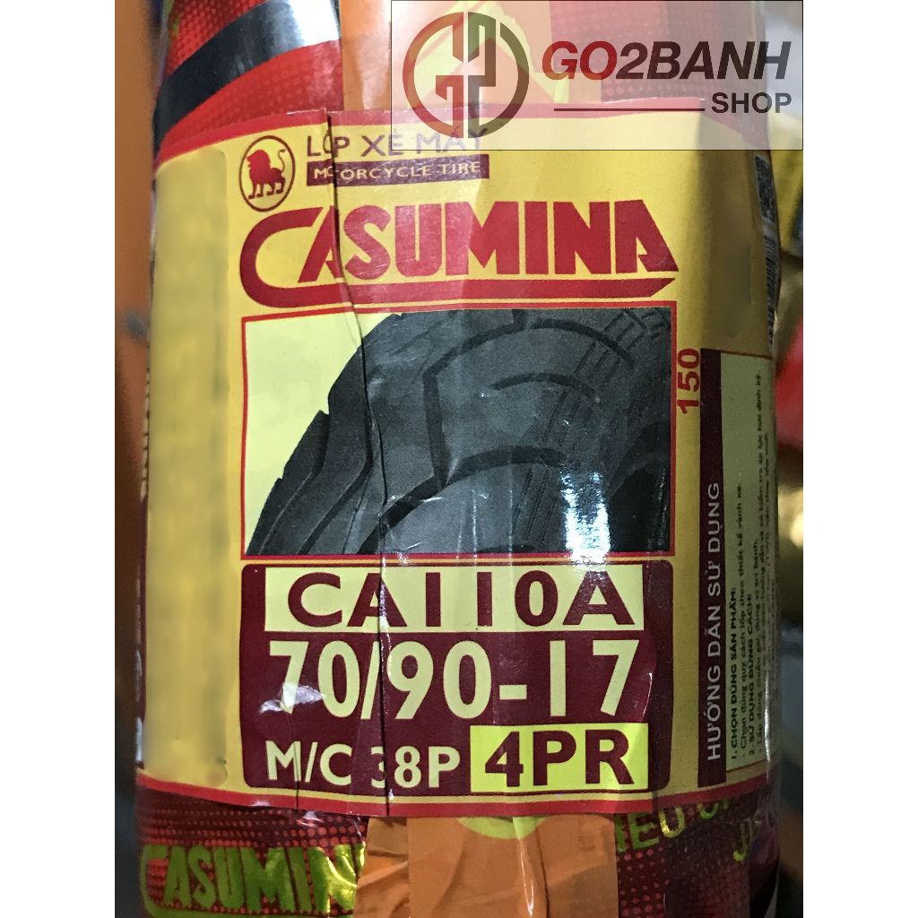 Vỏ Casumina 70/90-17, 80/90-17 vỏ xe Sirius, Jupiter, Taurus xài ruột