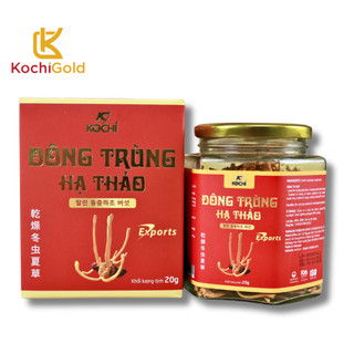 Combo 2 Hộp Đông Trùng Hạ Thảo Sấy Thăng Hoa XUẤT KHẨU Thượng Hạng KOCHIGOLD