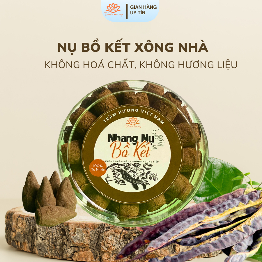 Nụ bồ kết xông nhà, tẩy uế thanh lọc không khí, xua đuổi côn trùng, không hoá chất,...Thiên Hương