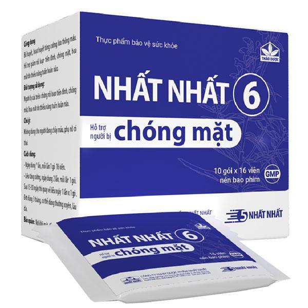 Nhất Nhất 6- Giúp hỗ trợ bổ huyết, hoạt huyết, tăng cường lưu thông máu, giảm rối loạn tiền đình