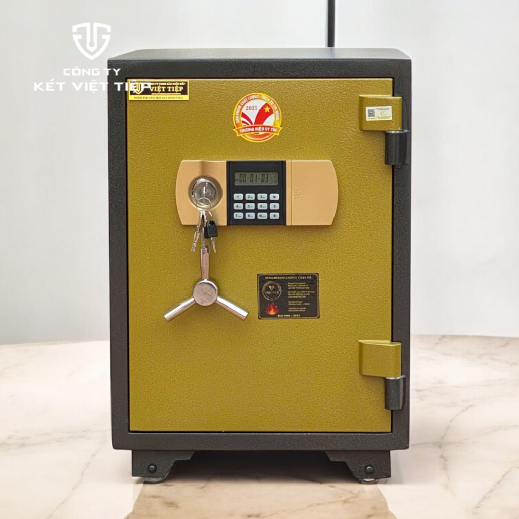 SCC600 - Điện Tử, Két Sắt Việt Tiệp Điện Tử Siêu Cường 8 chốt, 80kg+-