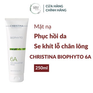 Mặt Nạ Phục Hồi Se Khít Lỗ Chân Lông Christina BioPhyto 6A Seb-Adjustor Mask - 250ml