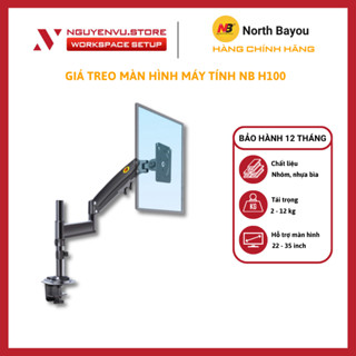 Giá treo màn hình North Bayou NB H100 - Arm phù hợp 22 - 30" - Tải trọng 2 - 12 kg - Hàng Chính Hãng