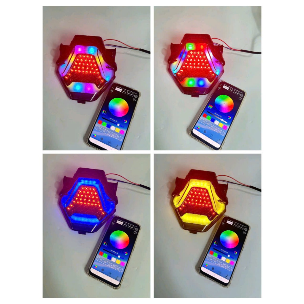 Đèn hậu TST chỉnh App exciter 150.