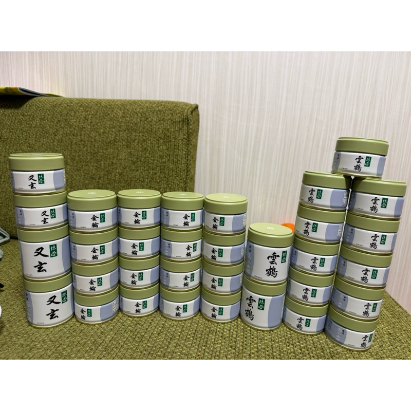 Matcha Marukyu koyamaen Isuzu 40g; Chịgi no shiro 40g; Yugen 40g; Wako 40g.....