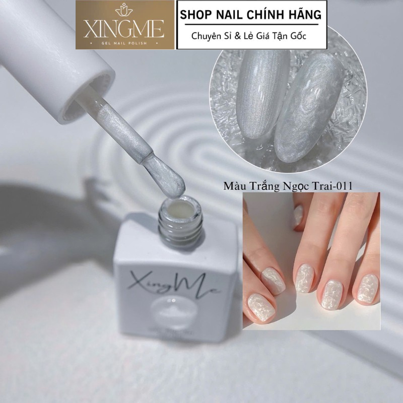 Sơn trắng nhũ trắng XINGME 15ml màu 11 [XINGME NAIL]