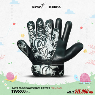 Găng tay thủ môn Iwin Trẻ Em + Người Lớn Keepa Dotpro Chĩnh Hãng Cao Cấp  [ PK73 ]