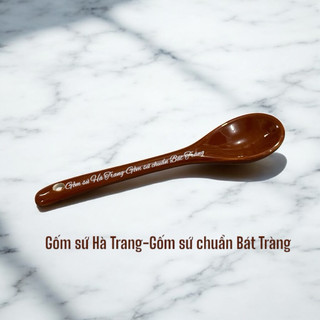 Thìa cafe gốm sứ Bát Tràng cao cấp
