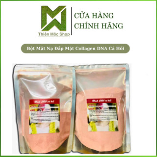 Bột Mặt Nạ Đắp Mặt Colagen DNA Cá Hồi | Mặt Nạ Dẻo Trắng Da Se Khi Lỗ, Chẫn Lông Gói 500g 1000g