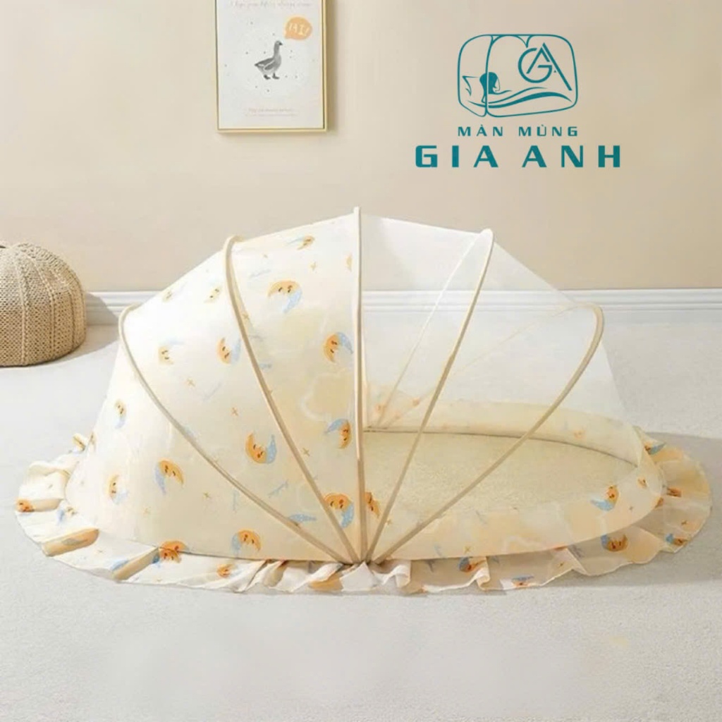 [Mẫu 2025] Màn chụp cho bé sơ sinh cao cấp  - Mùng chống muỗi cho bé bảo hành 12 tháng -  Xưởng Màn Gia Anh