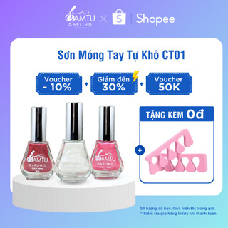  Sơn Móng Tay Tự Khô - Không Cần Hơ Đen CT01 Bền Màu Lên Màu Chuẩn Nhanh Khô 