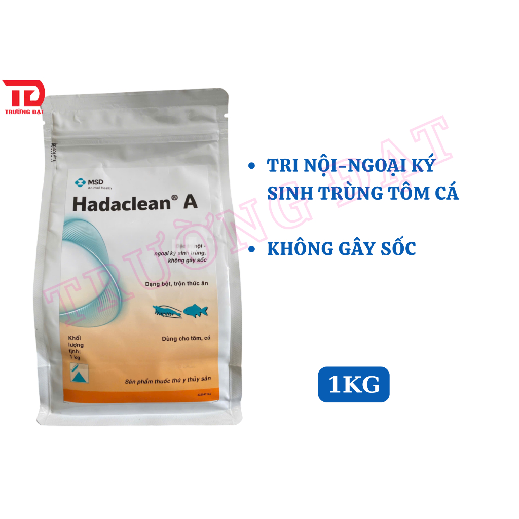 HADACLEAN 1kg-xo ky sin trung tôm cá