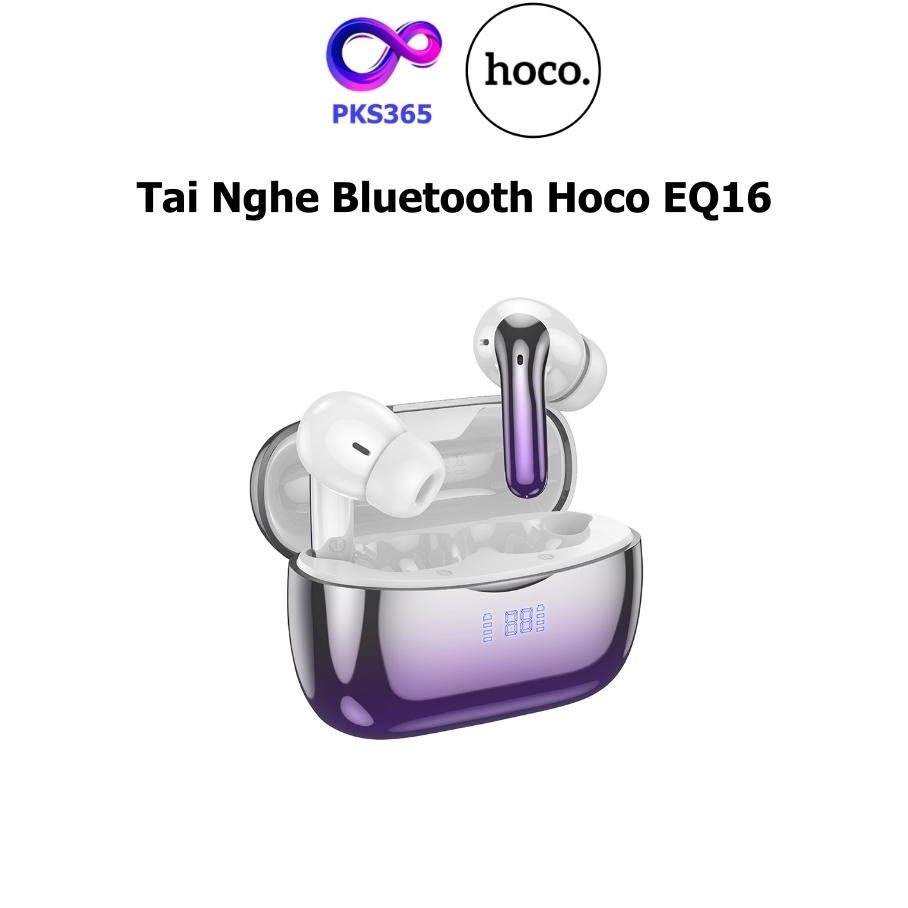 Tai nghe bluetooth Hoco EQ16, tai nghe nhét tai khử ồn có mic đàm thoại, 7h nghe nhạc - PKS