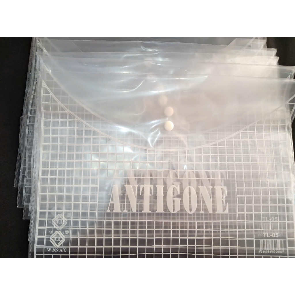 Combo 20 túi clear bag đựng tài liệu khổ A4 trung kích thước 23x32cm