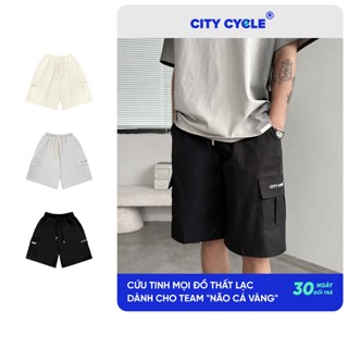 Quần short đùi nam nữ mùa hè Local Brand Chính Hãng City Cycle Short Kaki Túi Hộp