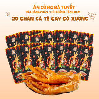 Combo 20 chân gà TÊ CAY CÓ XƯƠNG Ăn Cùng Bà Tuyết