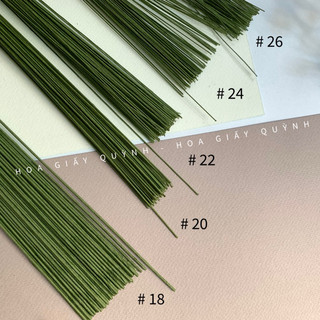 KẼM GIẤY Thái SỐ 18- bó 50 cây dài 60cm - thường dùng làm cánh hoa voan khổng lồ