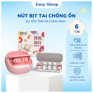 Nút bịt tai chống ồn iMeBoBo siêu cách âm, giảm tiếng ồn hiệu quả giúp tập trung và dễ ngủ hơn