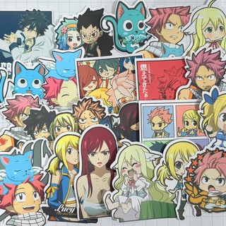 [Fairy Tail] Set 20 sticker trang trí dễ thương, miếng dán sổ tay - Sticker Anime Fairy Tail