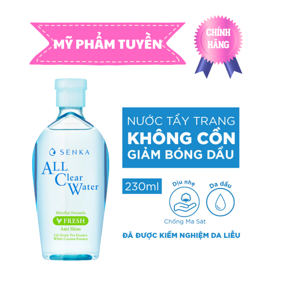 Nước tẩy trang Senka All Clear Water Fresh 230ml